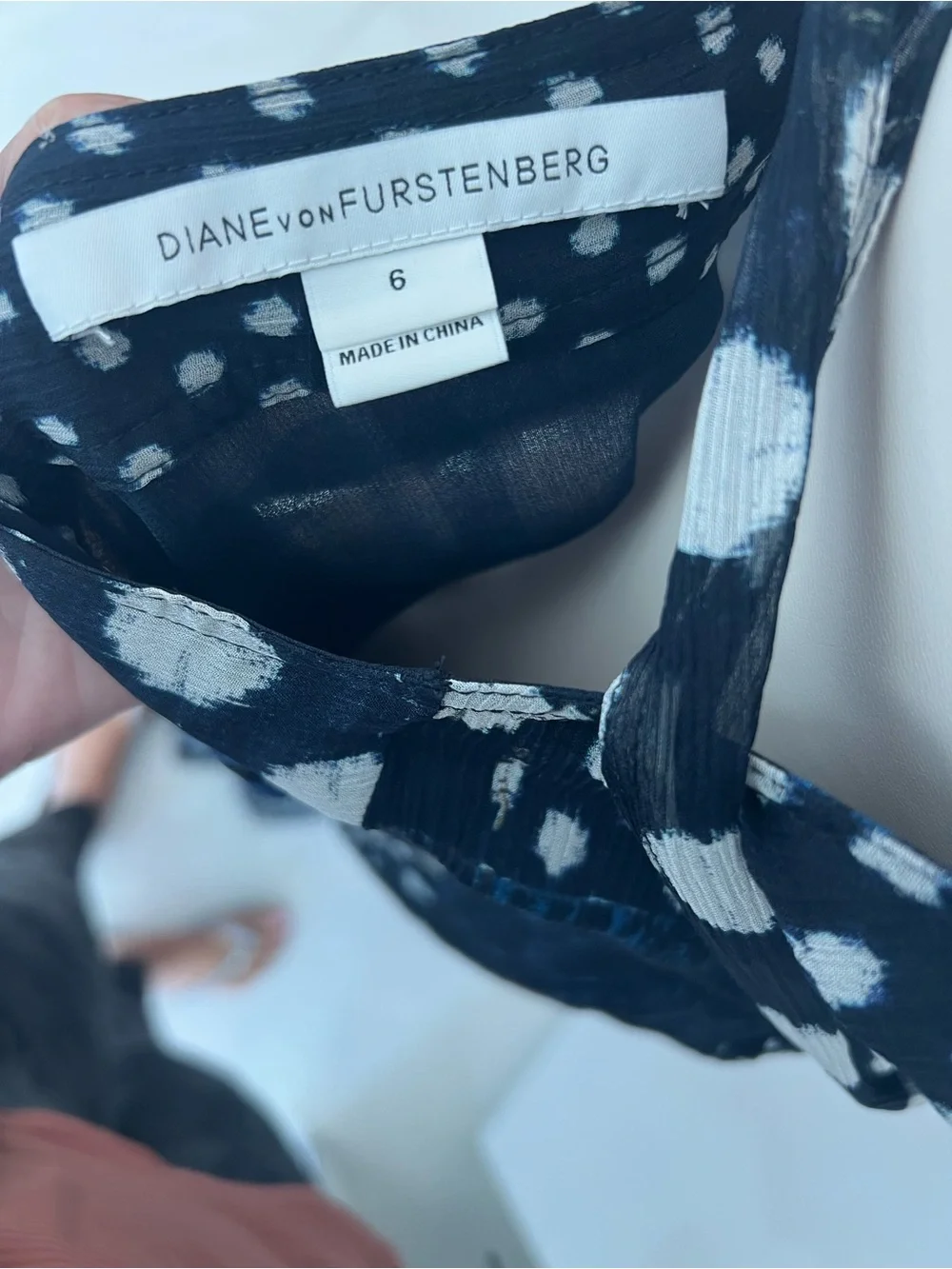 Diane Von Furstenberg DVF Chiffon Apron Maxi Dress Size 6 Resort 2016 - Picture 3 of 4